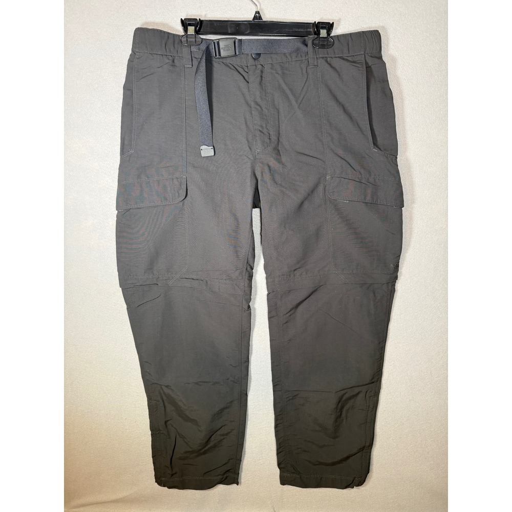 The North Face Paramount Peak II Convertible Cargo Pants Gray Belted Mens XL